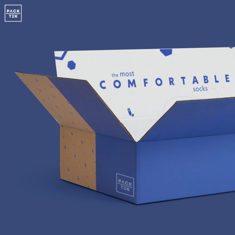 Packtek Printed Duplex Corrugated Boxes